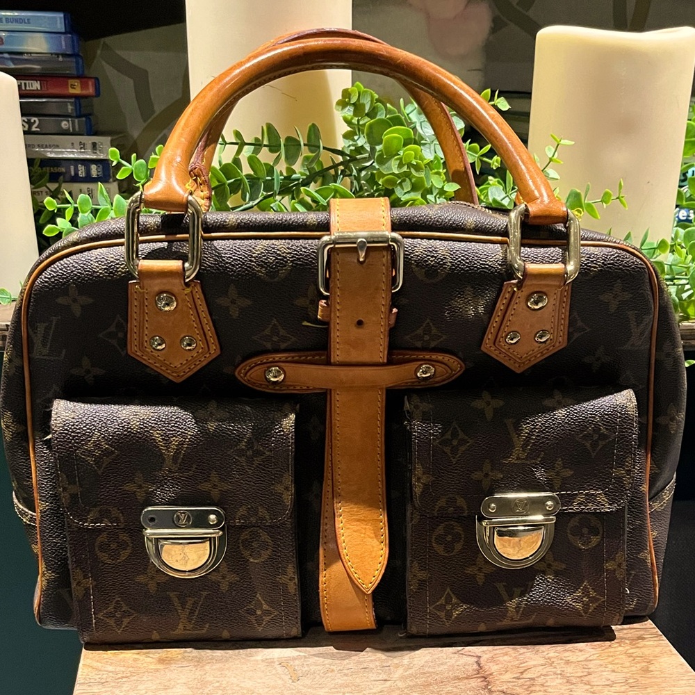 Louis Vuitton Luxury Brown Monogram Leather Bag